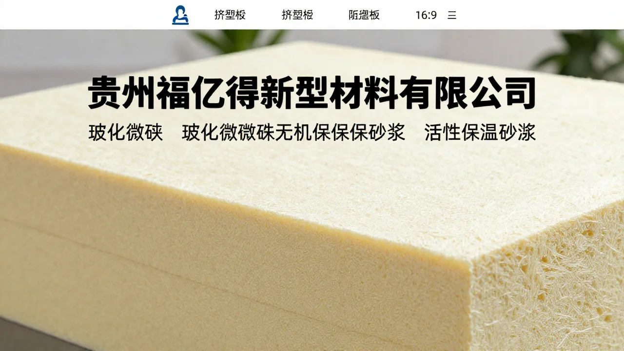 贵州福亿得新型材料有限公司 首页主视觉
